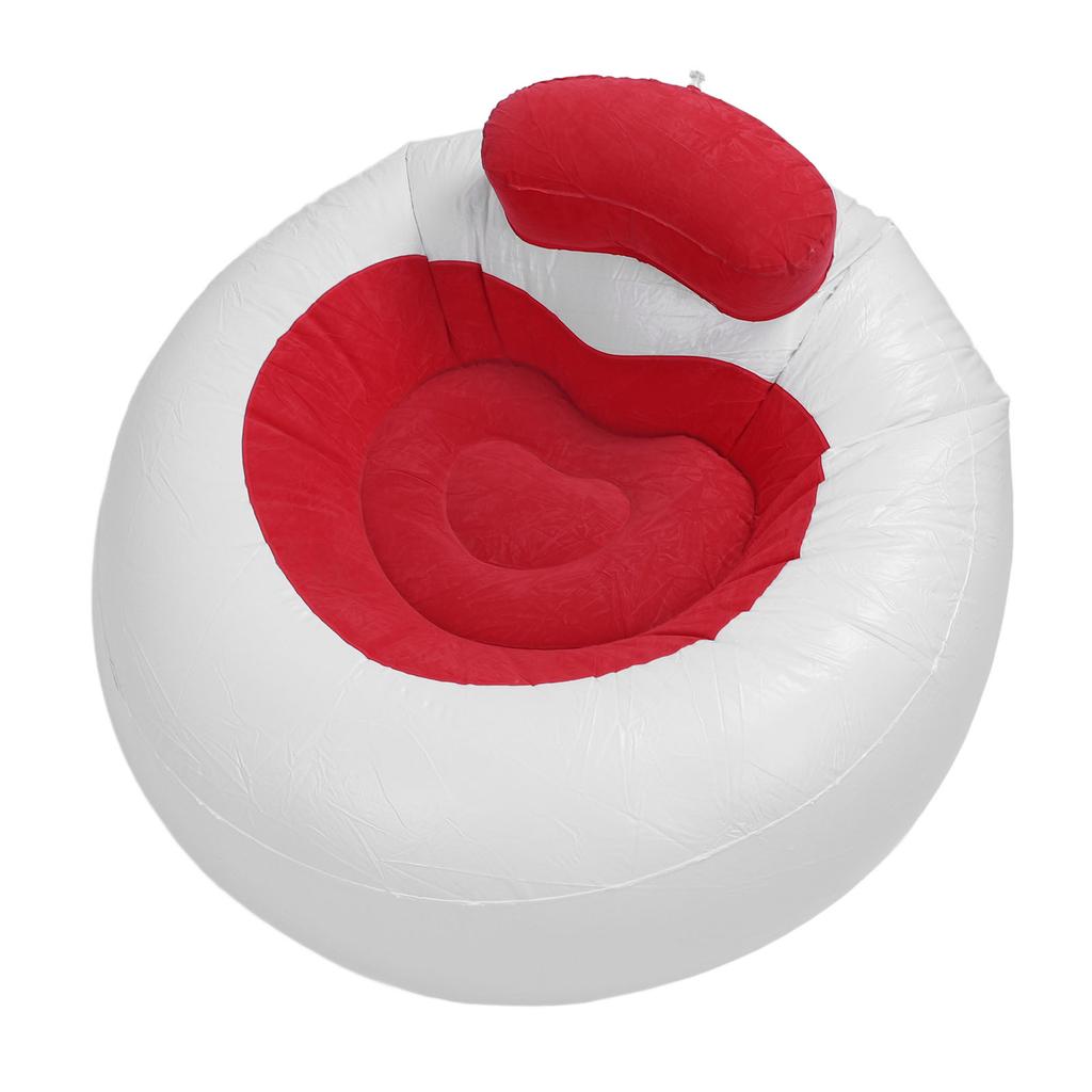 Диван-кресло ПВХ Флокирование Любящее Сердце Моделирование Надувной Мягкий Диван для Гостиной Балкона На Открытом Воздухе