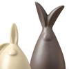 2x Bunny Figurine Rabbit Statue Table Centerpiece Desk Ornament Sculpture for Indoor Hallway Bedroom