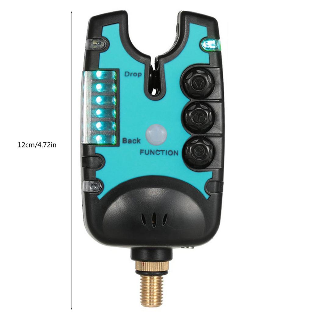 Electronic Fishing Alarms Sensitive Electronic Indicator Fish Bites Alarm Indicator with LED Light for Fishing Rod