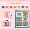 Mini Cartoon Kids Digital Camera 1080P Digital Video Camera for Kids Dual Lens 2.0 Inch IPS Screen