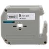 M-K221 Label Tape Black on White PET Label Making 9mm × 8m 9mm Label Tape for Brother Label Printer PT-65/70/80 Retail Labeling