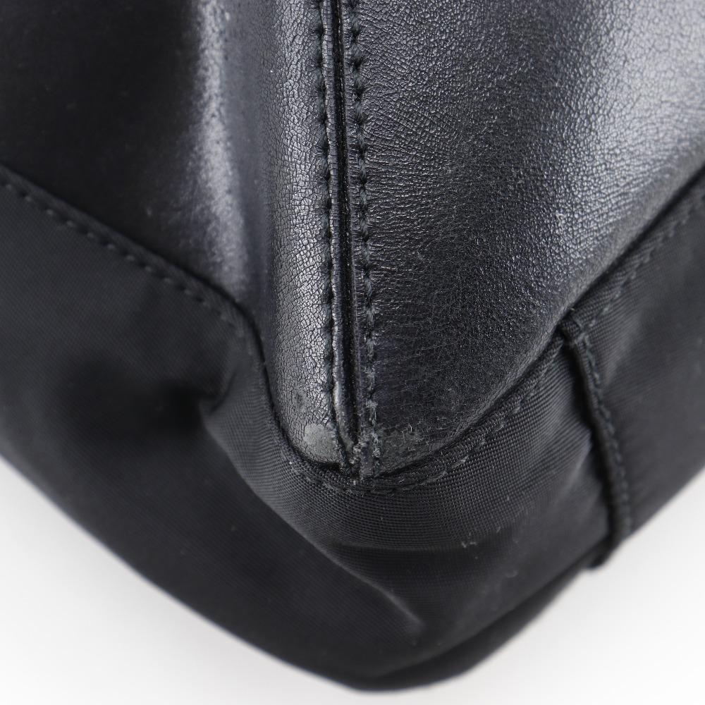 Prada Tote Bag Black Nylon Women Used