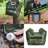 Outdoor Portable Water Bag with Faucet Folding Bucket Drinking Water Container Leakproof Pouch Water Storage Carriers