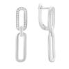 Silver Earrings with Cubic Zirkonia (2169833)