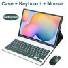 Case for Samsung Tab S6 Lite 10.4 Inch, Bluetooth Keyboard Cover for Galaxy Tab S6 Lite SM-P620/P625/P613/P619/P610/P615/P617