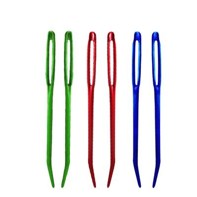 2PCS Tapestry Crafts Bent Darning Big Eye Needle Yarn Knitting Needlework Sewing