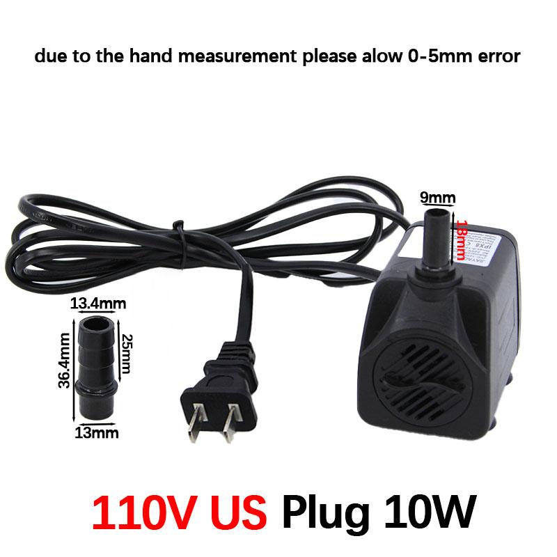 3/5/10/16/25/35/45 Вт Погружной Водяной микро Насос EU 220 В для Водного Сада Гидропонных Систем Аквариума Настольных Фонтанов Понда