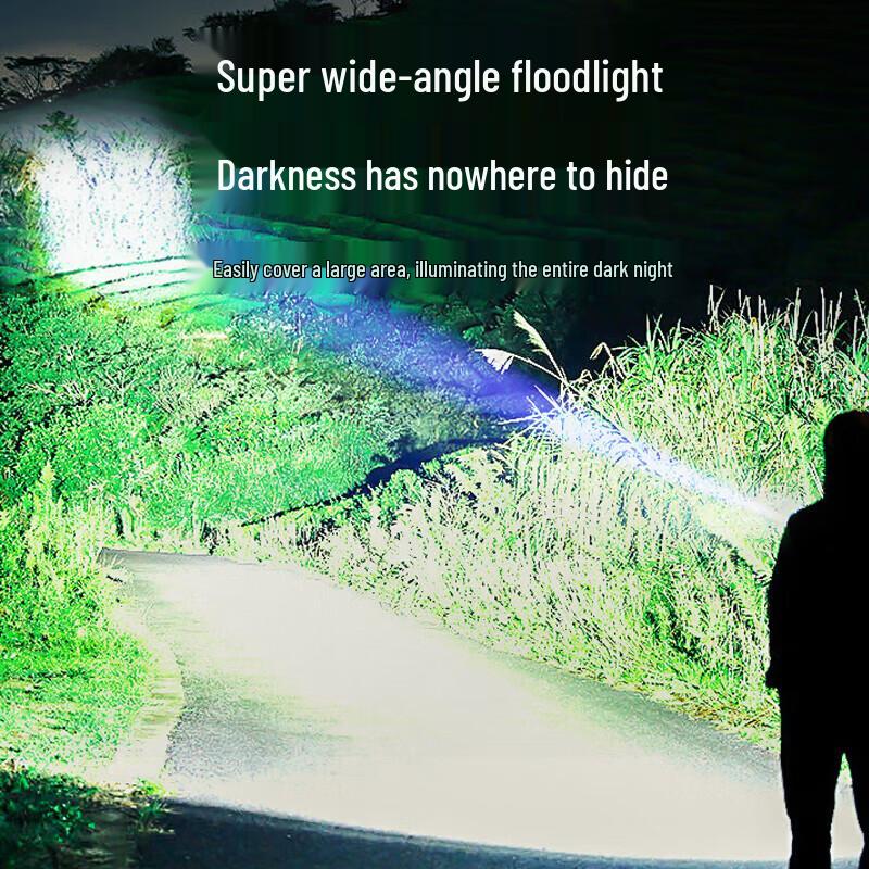 Warsun B350 Rechargeable LED Flashlight with COB Side Light
