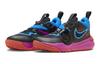 Nike Team Hustle D 11 Нескользящие Устойчивые к истиранию Низкие Детские Баскетбольные Кроссовки Сине-Черные Дети FD6727-001