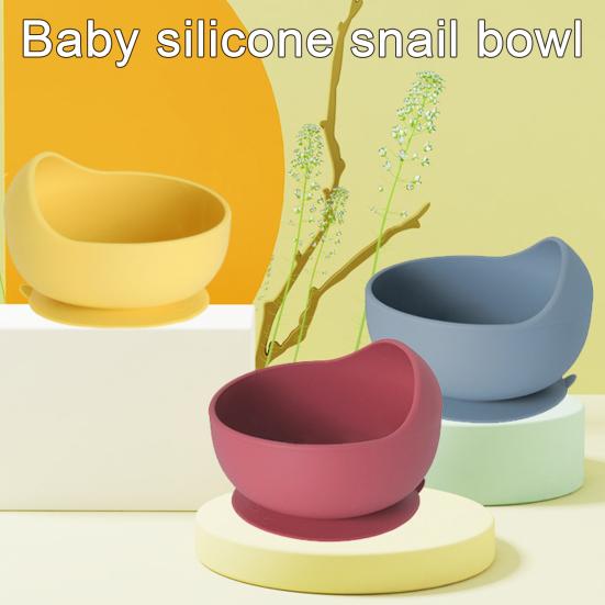 2 шт./компл., детская силиконовая присоска с ложкой, пищевой класс, без бисфенола А, микроволновая печь, посудомоечная машина, безопасная для детей, самостоятельная кормушка, миска для еды, контейнер для еды