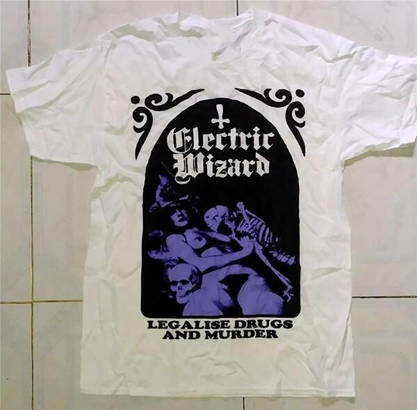 Electric Wizard Band T-Shirt Unisex Cotton For Men Women Tee Unisex T-Shirt
