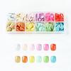 Nail Art Soft and Clear Solid Color Mix Nail Tip Short Tip 288p