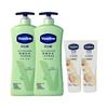 Набор Vaseline Aloe Fresh Гель для тела и Белый персик Крем для рук