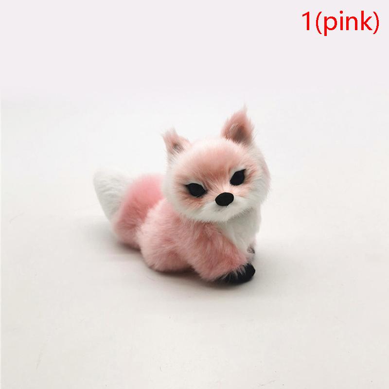 Моделирование животных лисы плюшевые декоративные игрушки куклы для детей подарок на день рождения