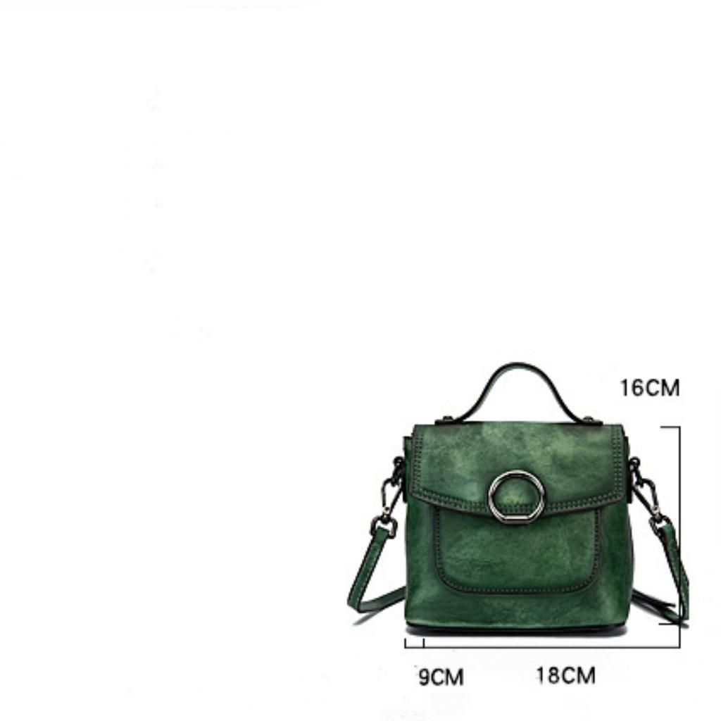 Маленькая квадратная сумка на одно плечо из коровьей кожи Баотоу, простая повседневная сумка в стиле ретро