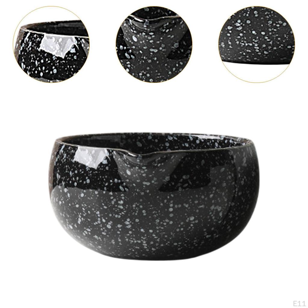 Керамическая чаша для матча с носиком для смешивания чая для домашнего офиса