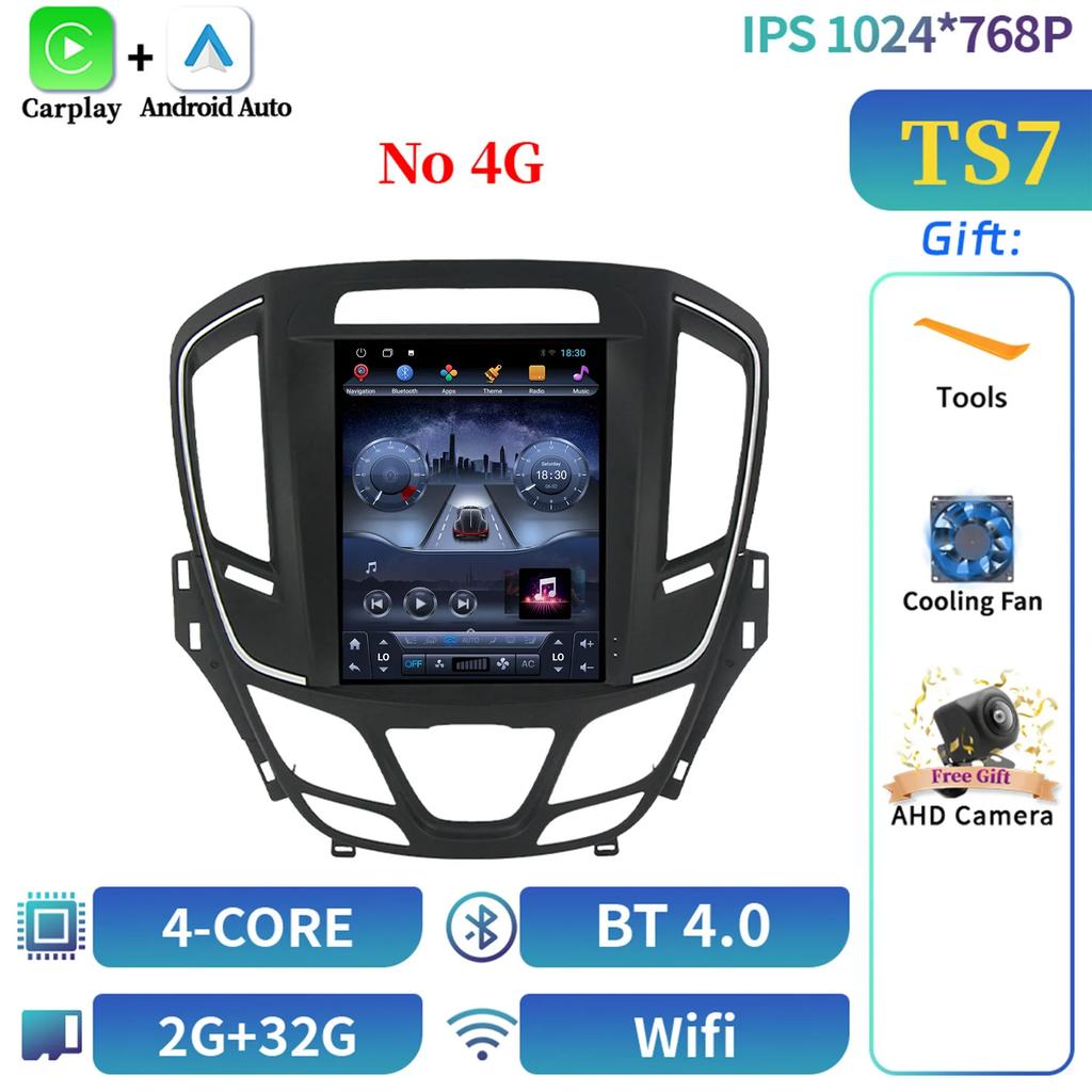 9,7" для Opel Insignia Buick Lacrosse Regal 2014-2018 Android Auto Radio Car Radio Multimedia GPS Carplay Multimedia Navigation