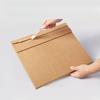 Коробка из крафт-бумаги на молнии Экспресс-логистика Ультратонкая Утолщенная Трехслойный Гофрированный Картон Счет Договор Отчет Транспортная Упаковка
