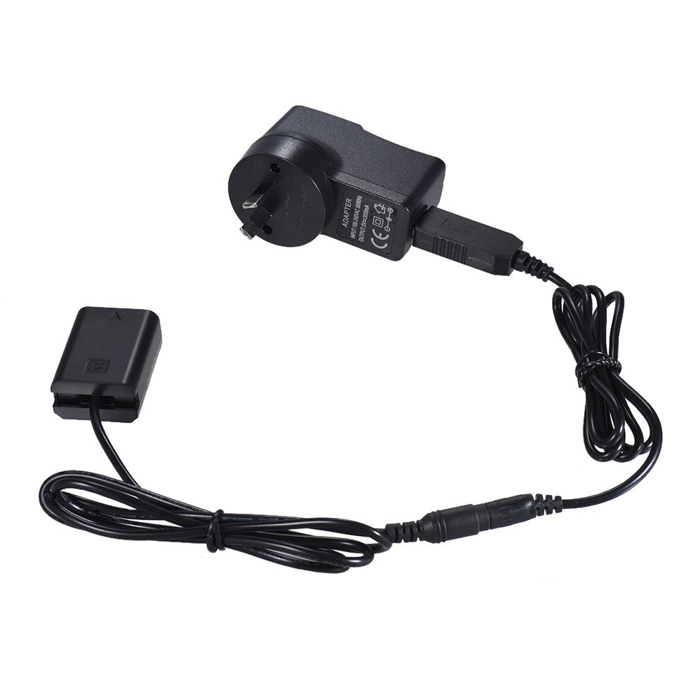 Батарея Npfw50 Dummy 5v 3a USB-адаптер питания Кабель с вилкой питания