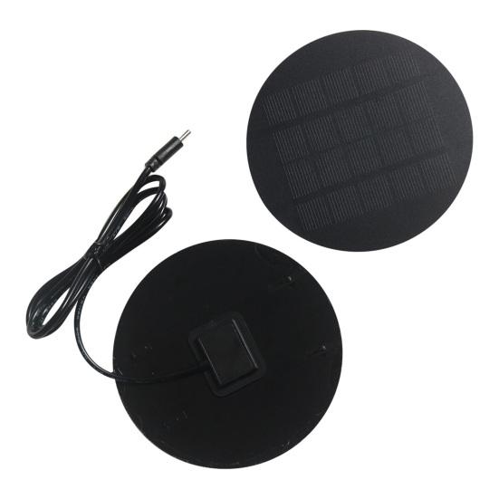 1.2 Вт 5 В Солнечная панель Портативный Легкий Тип-C Моторизованные жалюзи Окна Телефон Свет 3.7 В-5 В Электронное устройство