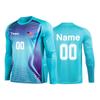 Custom Adult Goalkeeper Jersey-Personalized Soccer Jersey with Printed Number Breathable Polyester Quick Dry Feature
