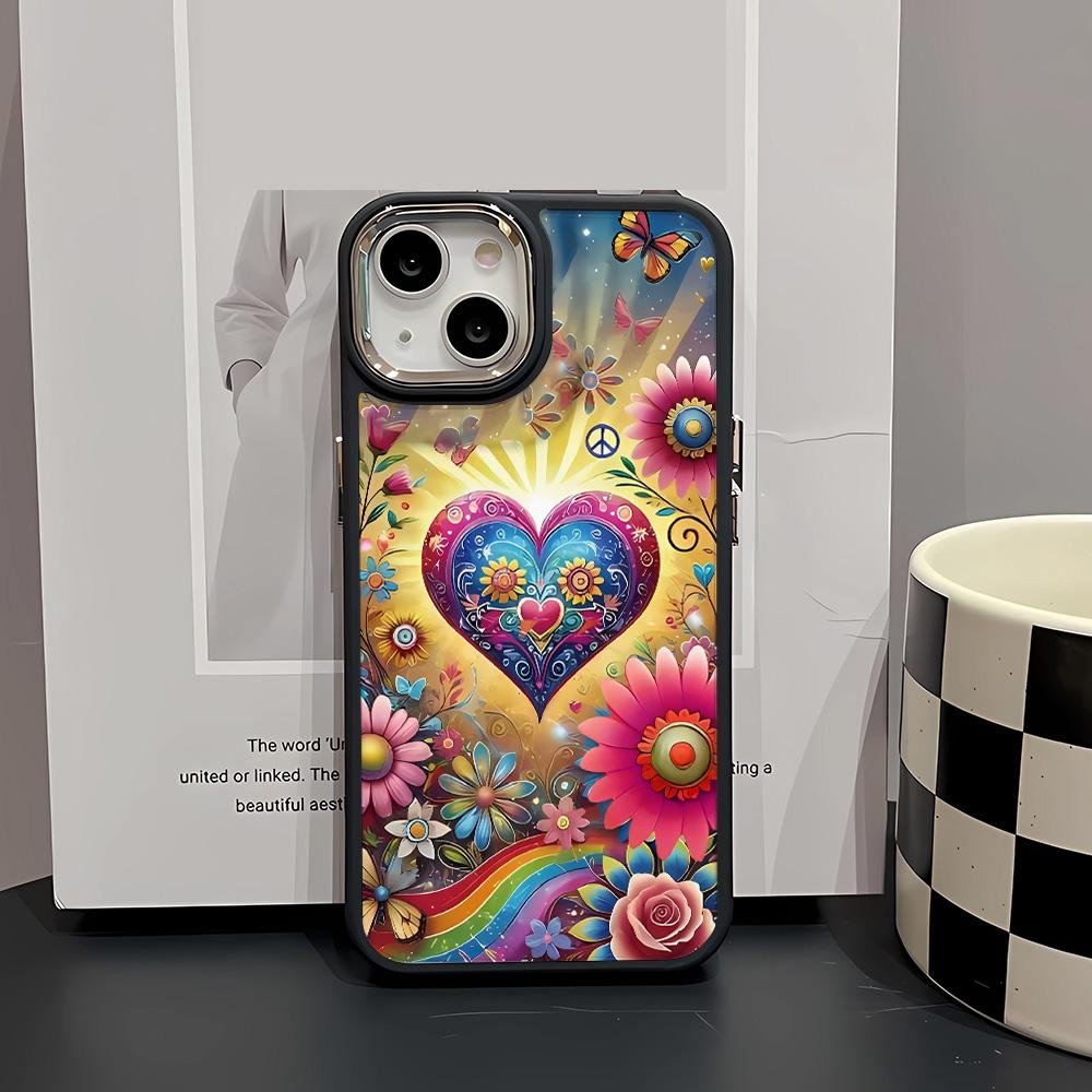Luminous Love Case for IPhone 16 15 14 13 12 11 Pro Max X XS Max XR 7 8 Plus Case Cover Funda
