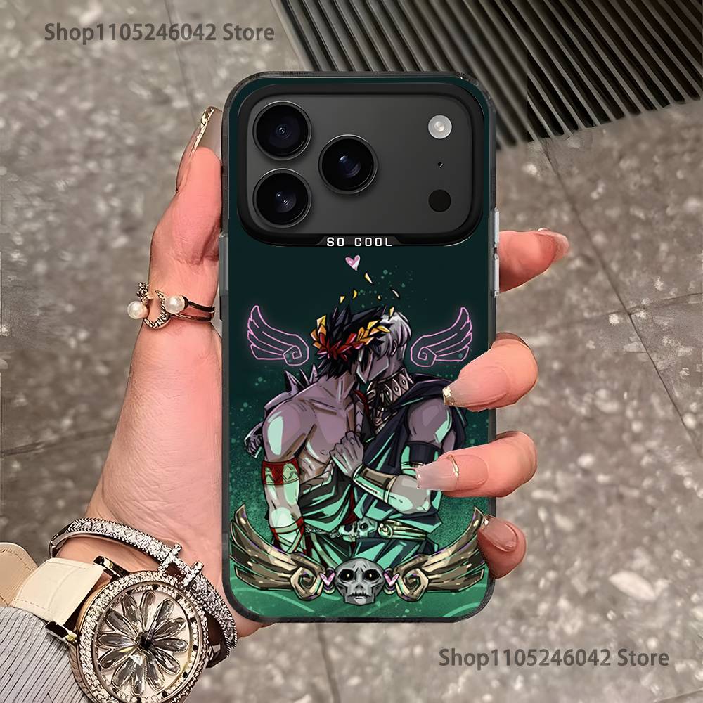 Игра H-Hades 2 Melinoe Для Черного Конфетного Матового Чехла iPhone 17,16,15,14,13,12,11,Pro,MAX,Plus
