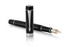 PARKER Fountain Pen Duofold Classic Black CT Fine Point 18K Nib Gift Box Genuine Imported Product 1931365