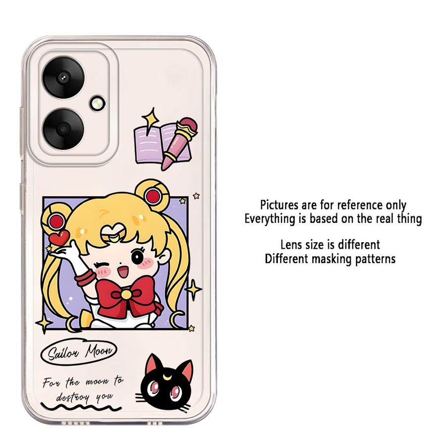 Case for Xiaomi Mi 11T Pro 11 Lite Soft Phone Cover Sailor Moon Cartoon