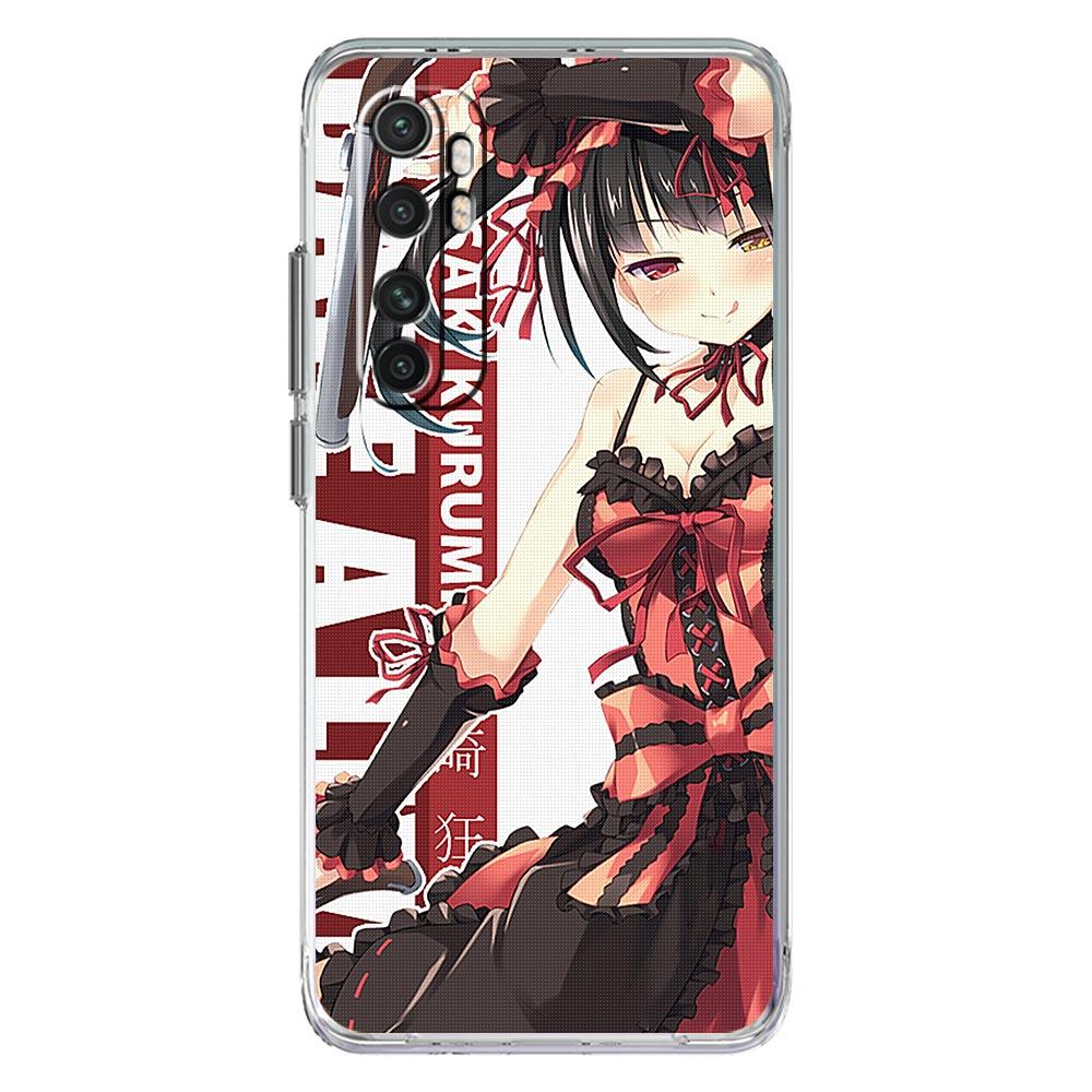 Чехол для телефона Date A Live с аниме Токисаки Куруми для Xiaomi Poco X3 NFC F3 M3 GT M4 Mi 11 Lite 5G Ultra 11T 11X 12 Pro 11i 12X