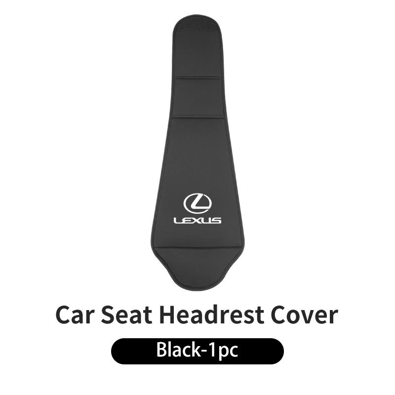 CKU5 Car Seat Headrest Cover Leather Neck Pillow Protector Interior For Lexus UX250h RX450h CT200h RX400h NX300h RX350 RX300 GX47