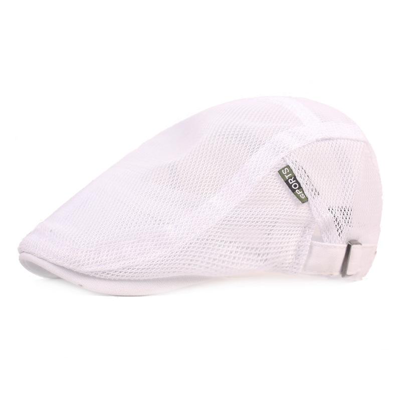 Сетчатая кепка мужская летняя кепка с утиным язычком, классная дышащая шляпа от солнца, литературный молодежный берет для мужчин и женщин, солнцезащитная кепка