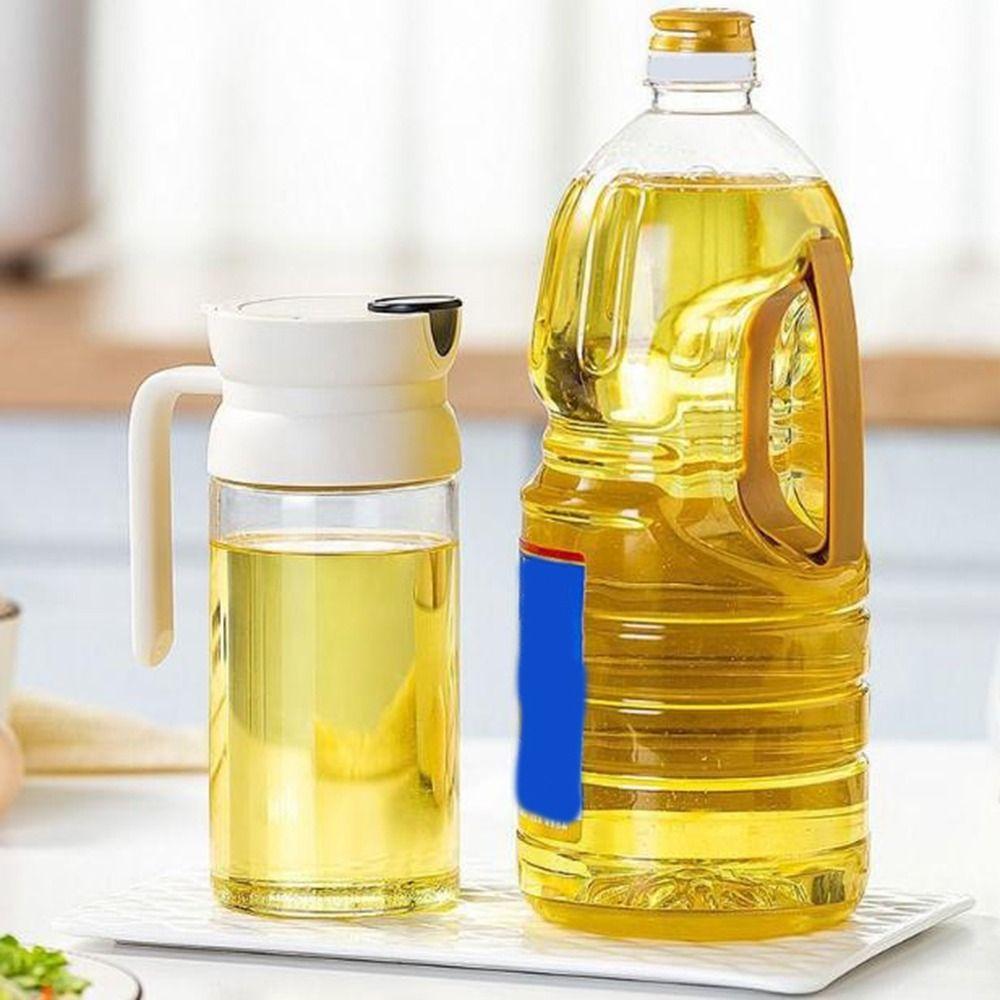 600ML Glass Oil Bottle Large Capacity Soy Sauce Dispenser Multi-functional Oil Dispenser  Soy Sauce