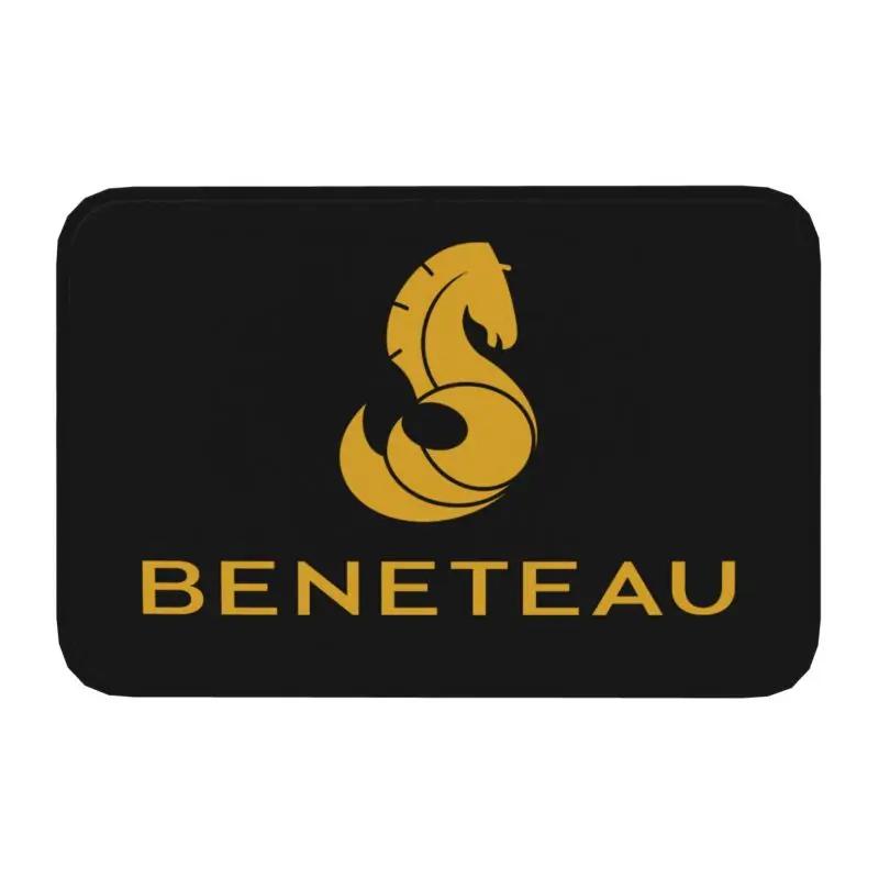Beneteaus Sailing Boat Logo Doormat Non-Slip Kitchen Bath Mat Toilet Floor Door Entrance Carpet Rug