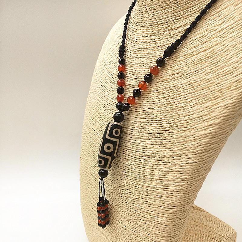 Новый этнический стиль Подвеска Тяньчжу Девятиглазый Тяньчжу, Мужское и женское повседневное универсальное ожерелье