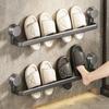 Bathroom Slipper Rack Wall-mounted Non-punching Toilet Toilet Shoe Drain Rack Storage Artifact Rack Suction Cup