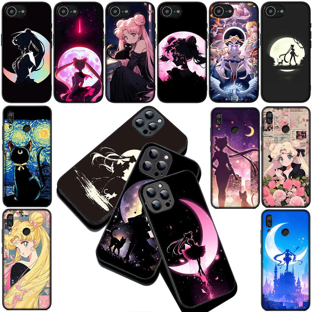 Girl S-Sailors-Cartoon Moon Cover for Samsung Galaxy A36 A55 A26 A05 A06 A14 A50 A51 A53 A54 A12 A13 A23 A35 Coque Phone Case