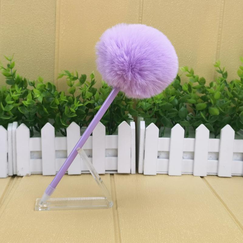 1шт шариковая ручка Hairy Ball, 7 цветов, праздничный подарок, офисные канцелярские принадлежности для студентов P-2019