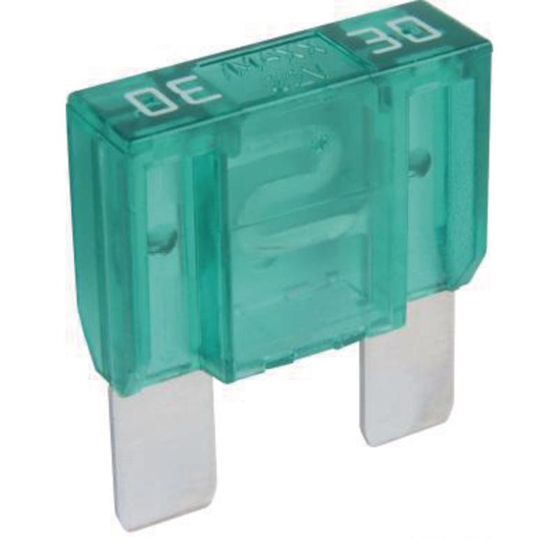 Maxi flat plug fuse 32V 1x30A 29.7x33.9mm green