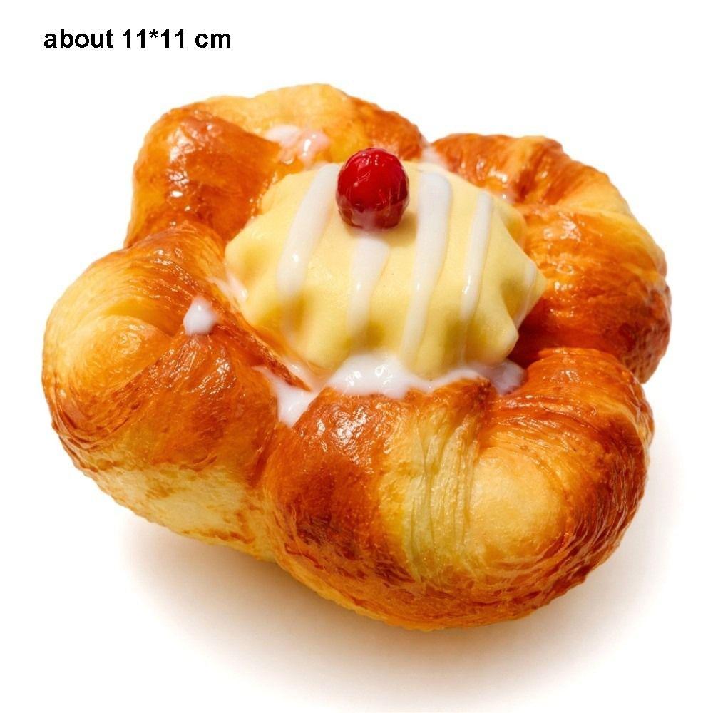 Foam Like Waffle Cake Squishy Glossy Topping Pastry Look Slow Rising Squishy Realistic Cute Soft Bread Squishy Stress Relief