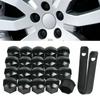 20Pcs 22mm Car Wheel Nut Caps Anti-Rust Auto Hub Screw Cover Bolt Rims Exterior Decoration Protection Covers For