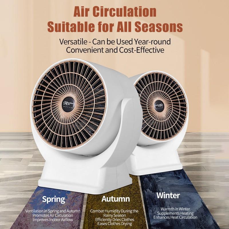 Портативный зимний домашний обогреватель, умный термостат, мини-экологичный вентилятор с циркуляцией воздуха, персональный вентилятор для быстрого нагрева