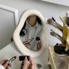 Ceramic Irregular Makeup Mirror, Simple Aesthetic Desktop Vanity Mirror for Bedroom Decoration