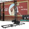 3D UV Wall Printer Custom Wallpaper Printers On All Flat Materials Epson DX10 DX7 Print Head Rails with 6 Meter Ground Track