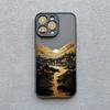 INS Горный речной пейзаж Закат Чехол для телефона Для iPhone 11 12 13 14 15 16 Pro Max Plus Mini XR X XS 7 8 Plus Ударопрочный чехол