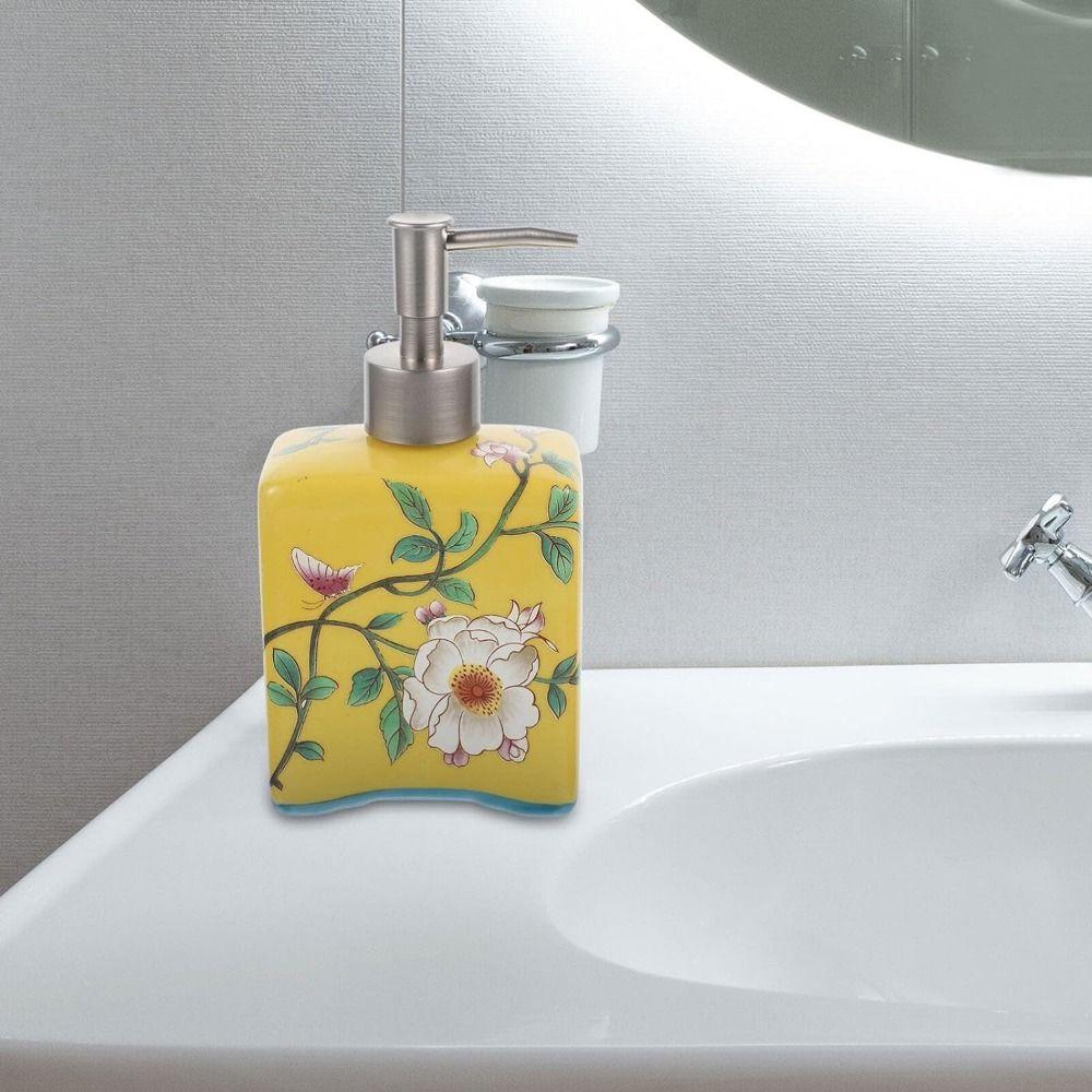 Refillable Hand Soap Dispenser Chinese Style Lotion Pump Bottles Shampoo Container  Home