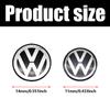 abcd1 11mm 14mm Aluminium Car Remote Control Key Badge Emblem Stickers For VW Polo GTI Golf 5 7 Jetta Mk6 Passat B5 B6 Scirocco New