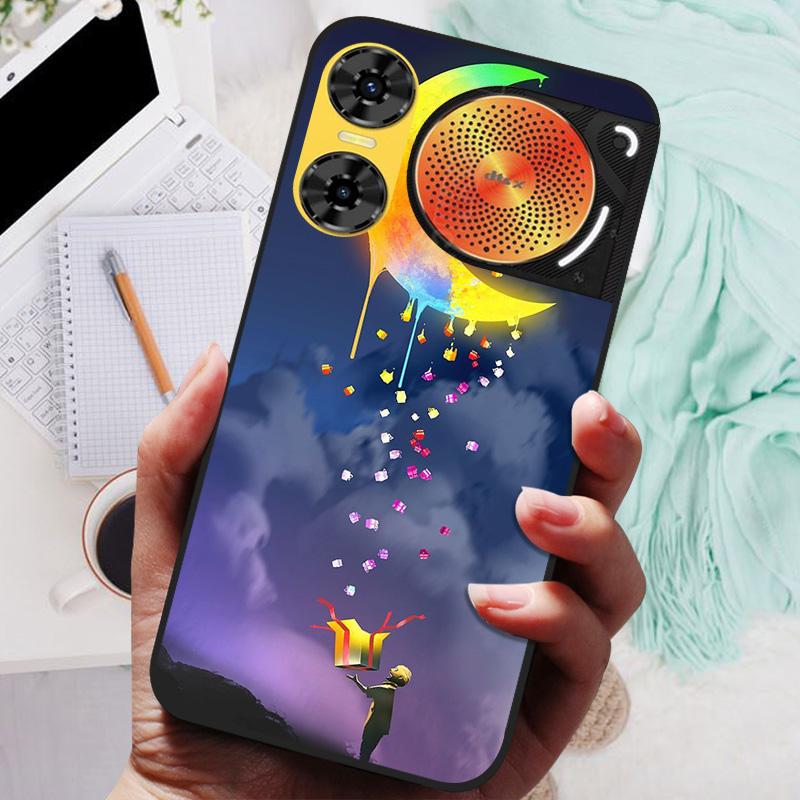 Для ZTE Nubia Music 2 Чехол Лев Волк Силиконовая Мягкая Задняя Крышка Для Nubia Music2 Чехлы для Телефона 6.7" Защитный Чехол Черный Матовый