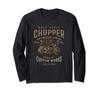 Motorcycle Shirt West Coast Chopper Garage Vintage Graphic Long Sleeve T-Shirt