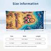 Adventure Journey Theme Beach Towel Personalized Custom Name & Text Soft Quick Dry Beach Towel for Swimming Travel